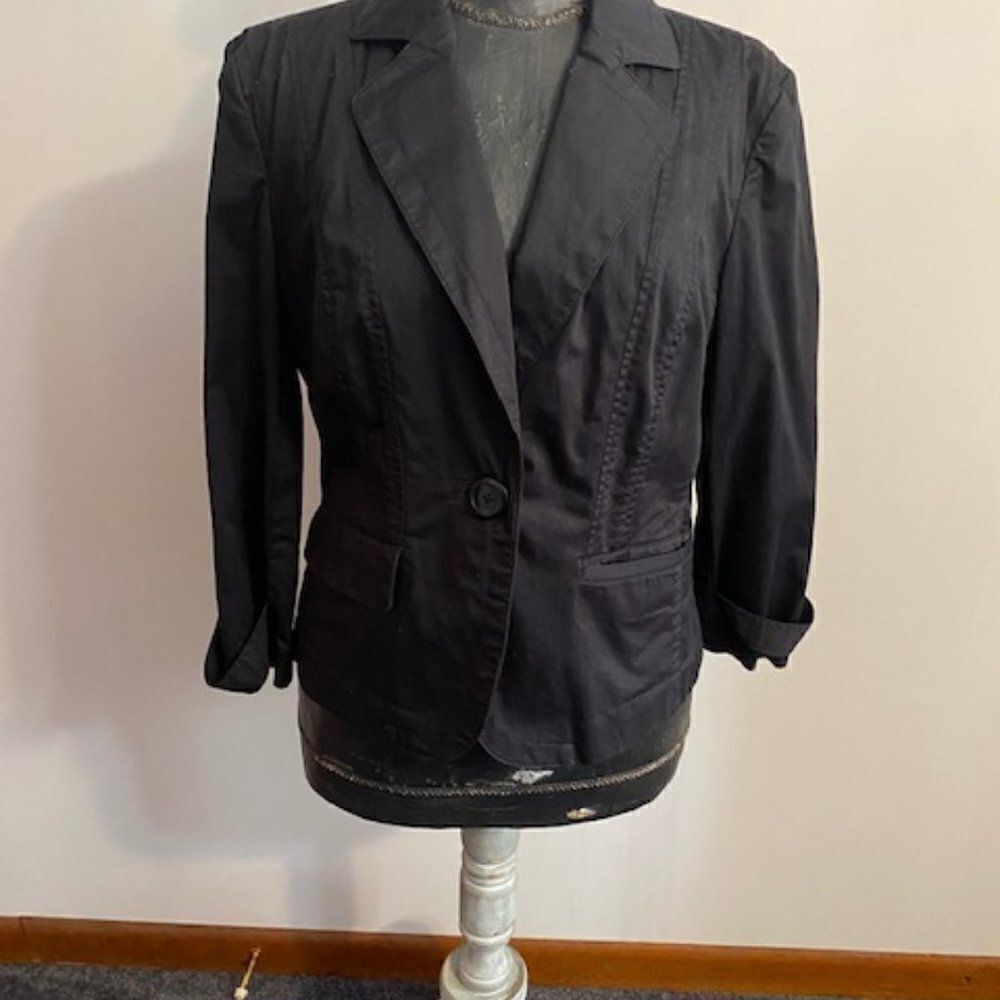 TalbotsΒ StretchβBlackβblazer,βsizeβ10